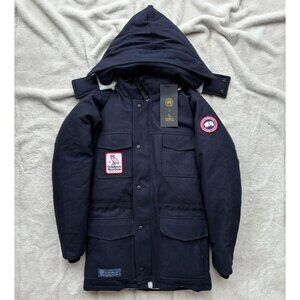 Canada Goose OVO x Loro Piana Navy Banff Parkas